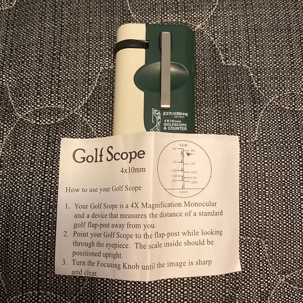 Golf scope magnifier